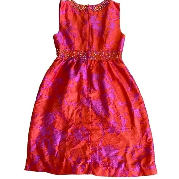 kate spade red silk dress Silk mid-length dress Kate Spade Red size 4 US in Silk